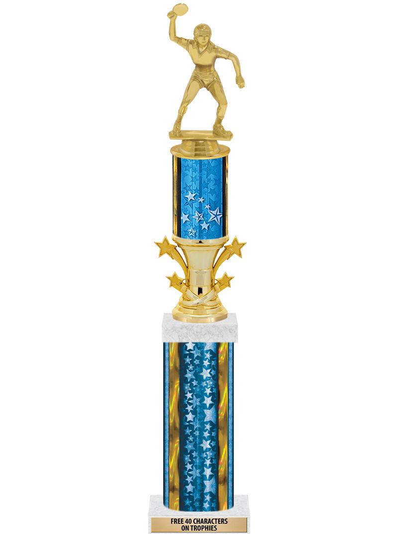 20"BLUE/G-STRS-STARBL DX ROCKT