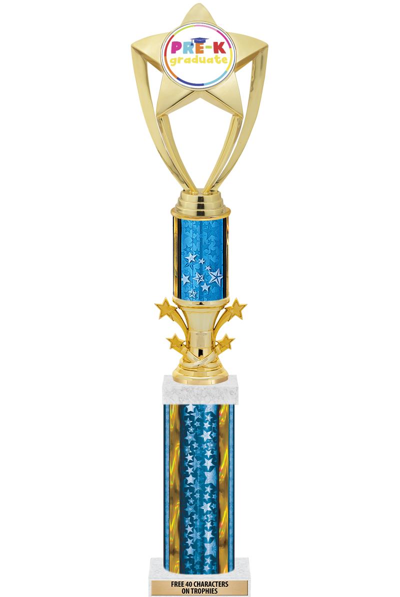 20"BLUE/G-STRS-STARBL DX ROCKT