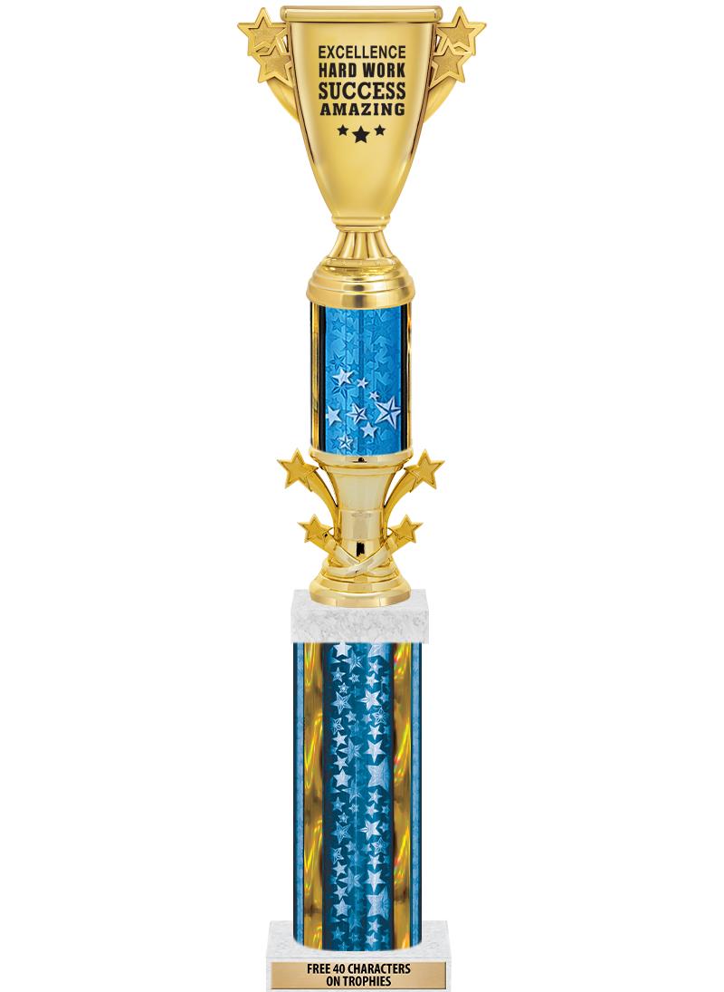 20"BLUE/G-STRS-STARBL DX ROCKT