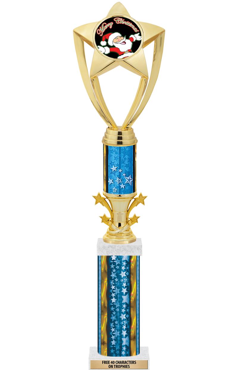 20"BLUE/G-STRS-STARBL DX ROCKT