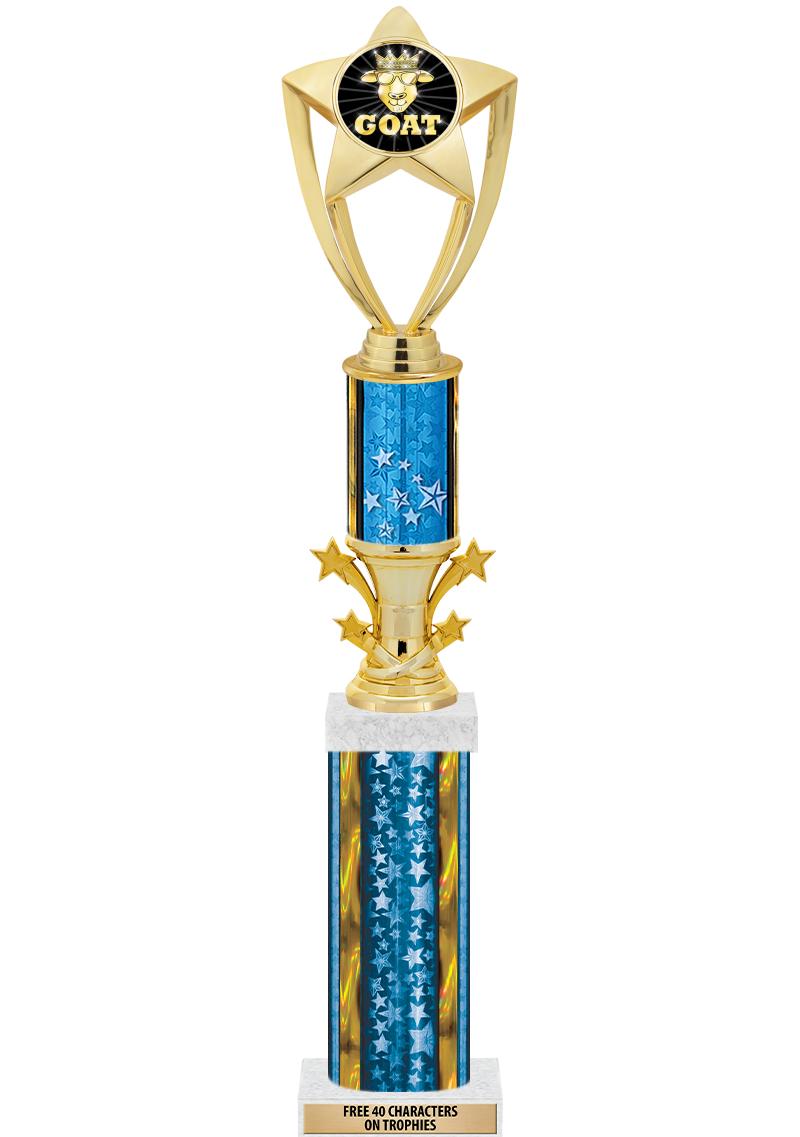 20"BLUE/G-STRS-STARBL DX ROCKT