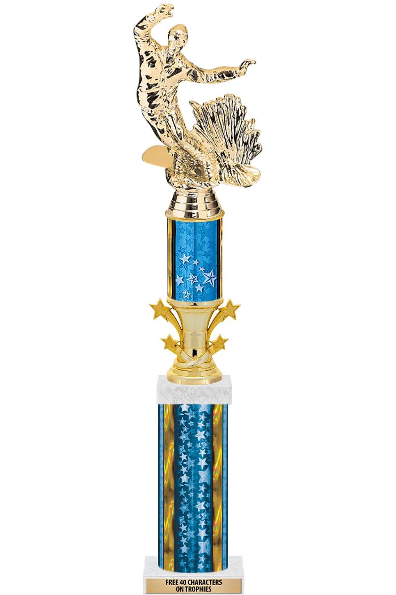 20"BLUE/G-STRS-STARBL DX ROCKT