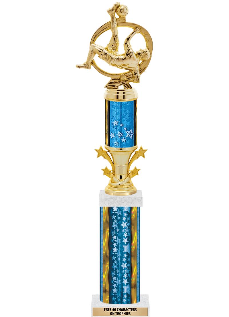 20"BLUE/G-STRS-STARBL DX ROCKT