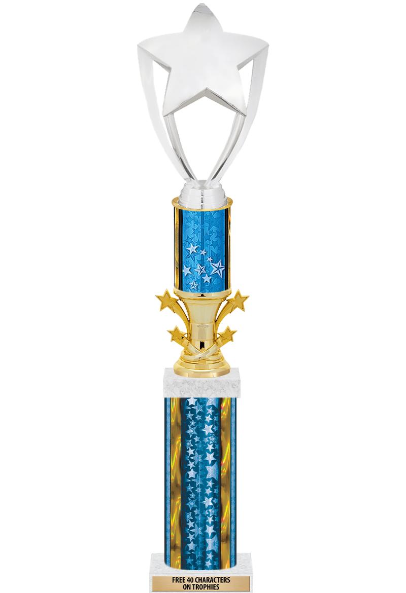 20"BLUE/G-STRS-STARBL DX ROCKT