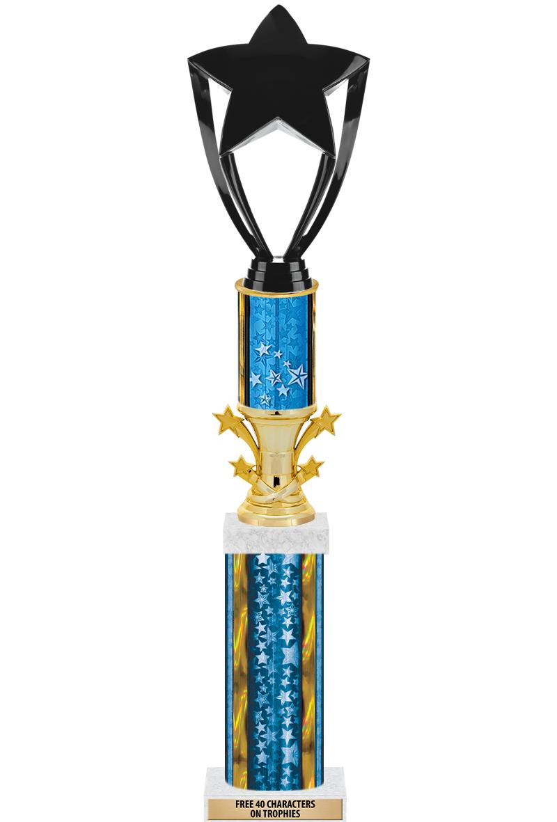 20"BLUE/G-STRS-STARBL DX ROCKT