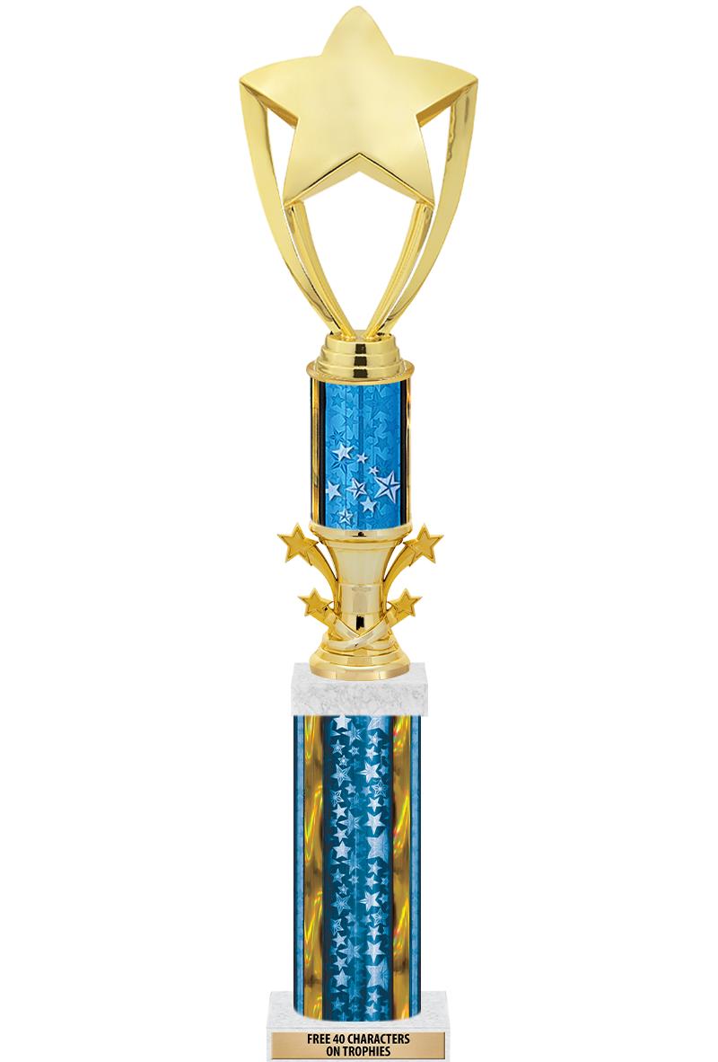 20"BLUE/G-STRS-STARBL DX ROCKT