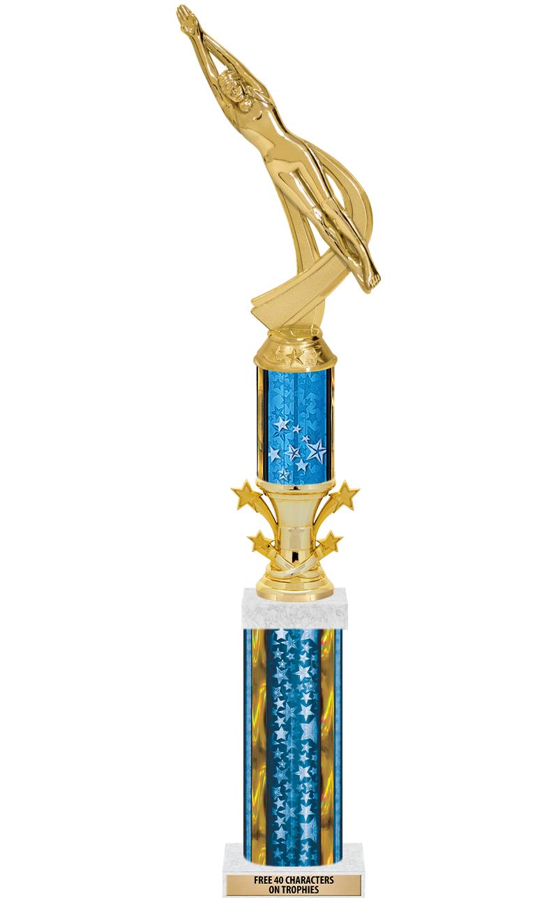 20"BLUE/G-STRS-STARBL DX ROCKT