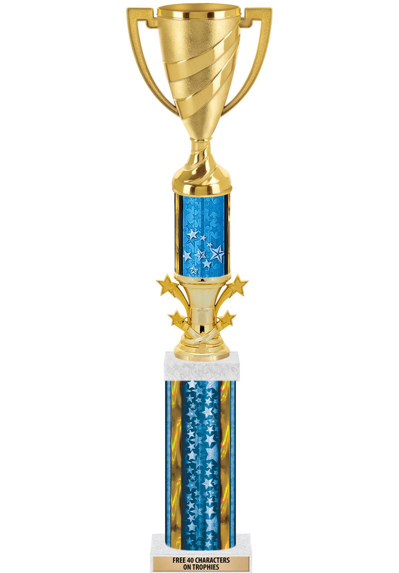 20"BLUE/G-STRS-STARBL DX ROCKT