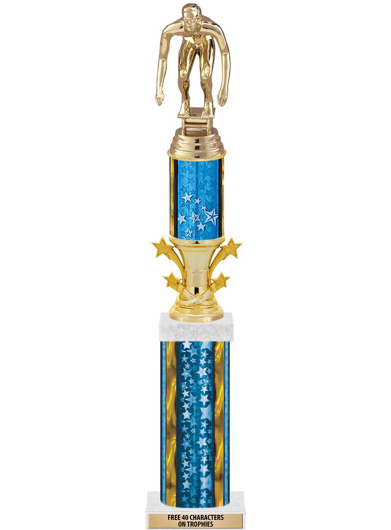 20"BLUE/G-STRS-STARBL DX ROCKT