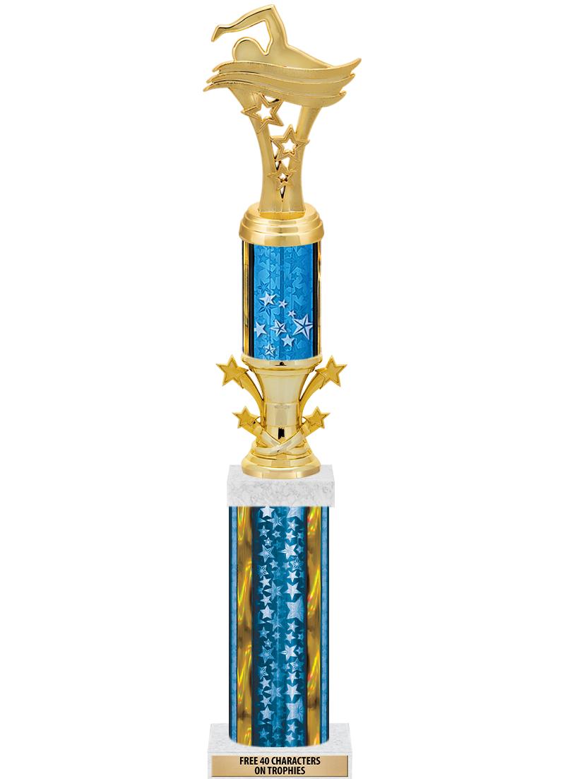 20"BLUE/G-STRS-STARBL DX ROCKT