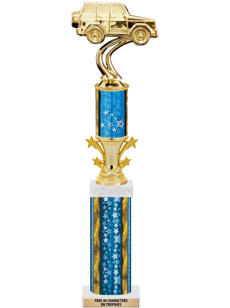 20"BLUE/G-STRS-STARBL DX ROCKT