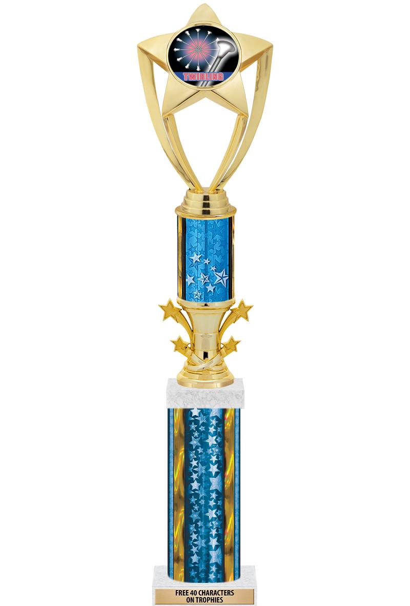 20"BLUE/G-STRS-STARBL DX ROCKT