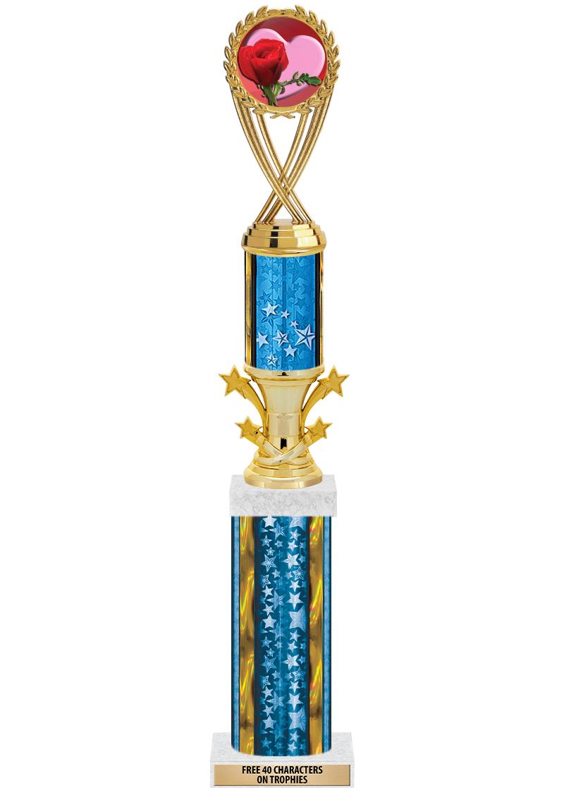 20"BLUE/G-STRS-STARBL DX ROCKT