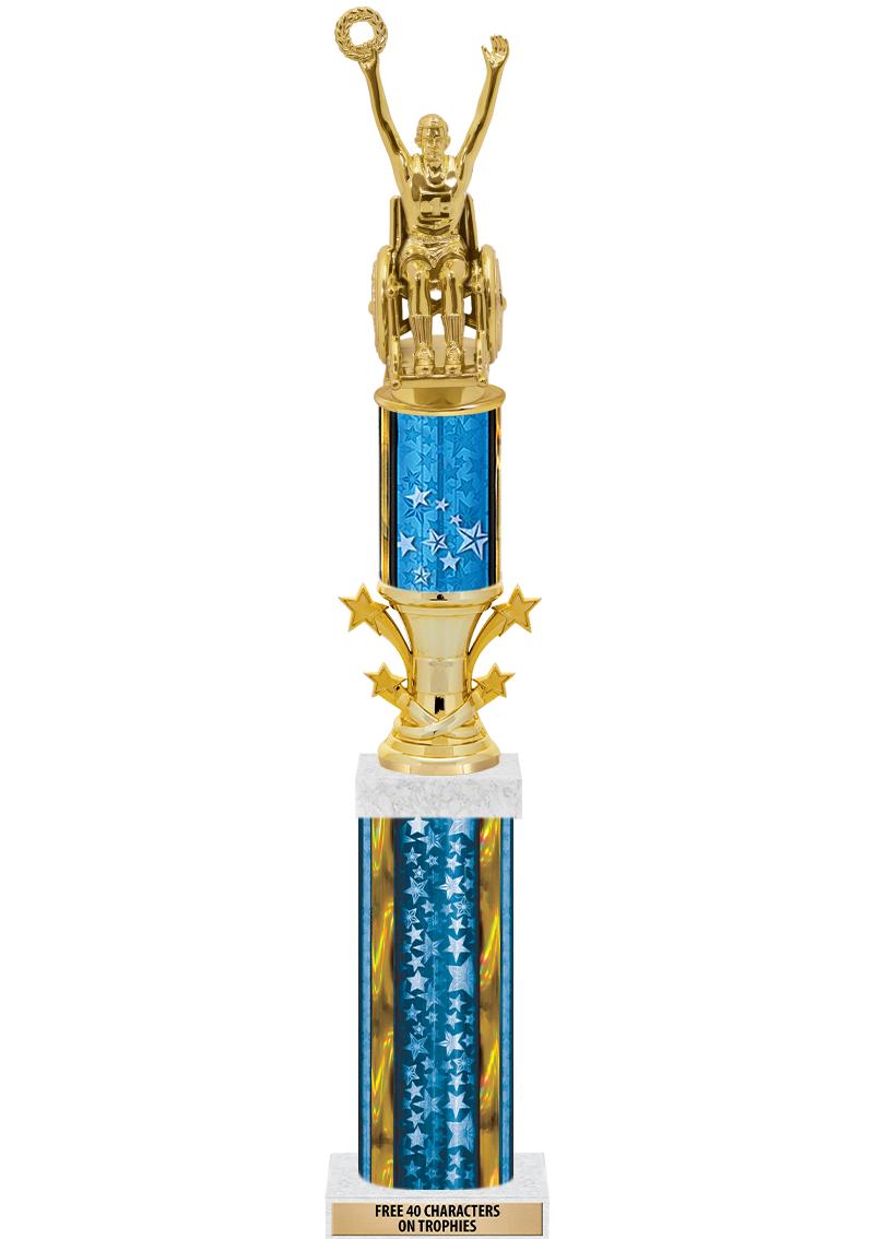 20"BLUE/G-STRS-STARBL DX ROCKT