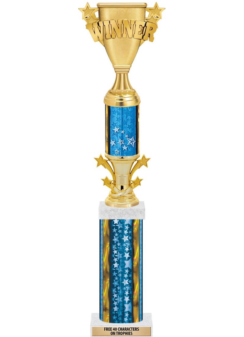 20"BLUE/G-STRS-STARBL DX ROCKT