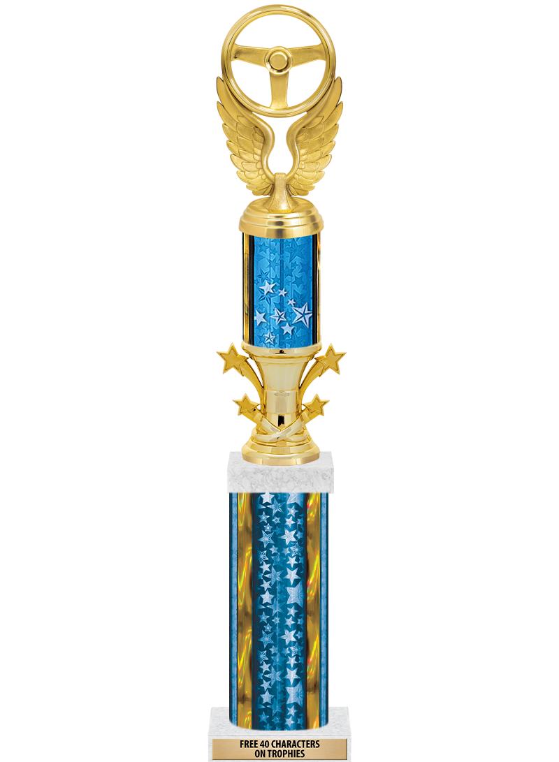 20"BLUE/G-STRS-STARBL DX ROCKT