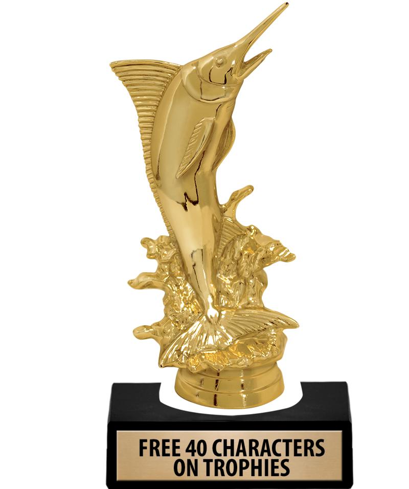 Trout Fishing Trophy Award 12 Free Custom Engraving 