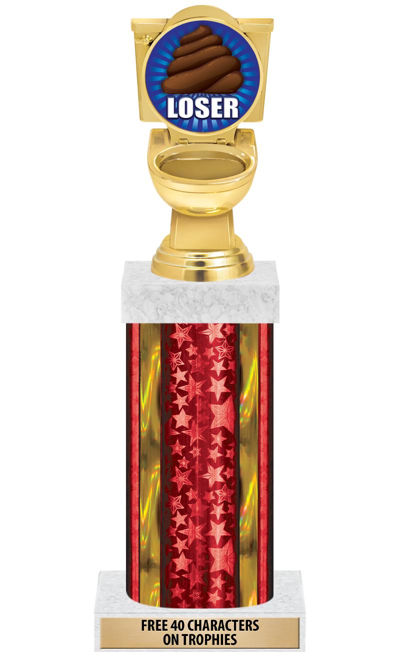 14"RED/GD-STARS-GD FIG/SQUARE