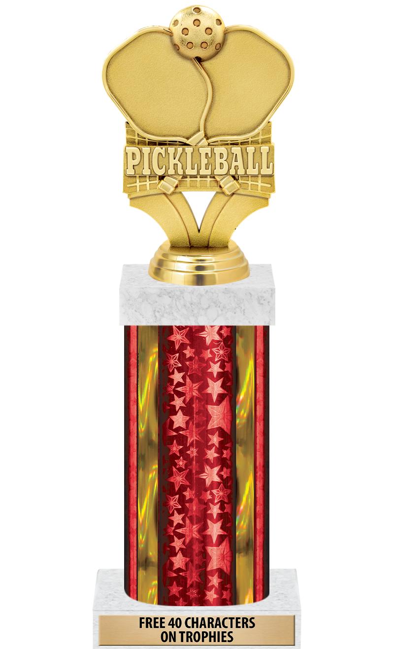 14"RED/GD-STARS-GD FIG/SQUARE