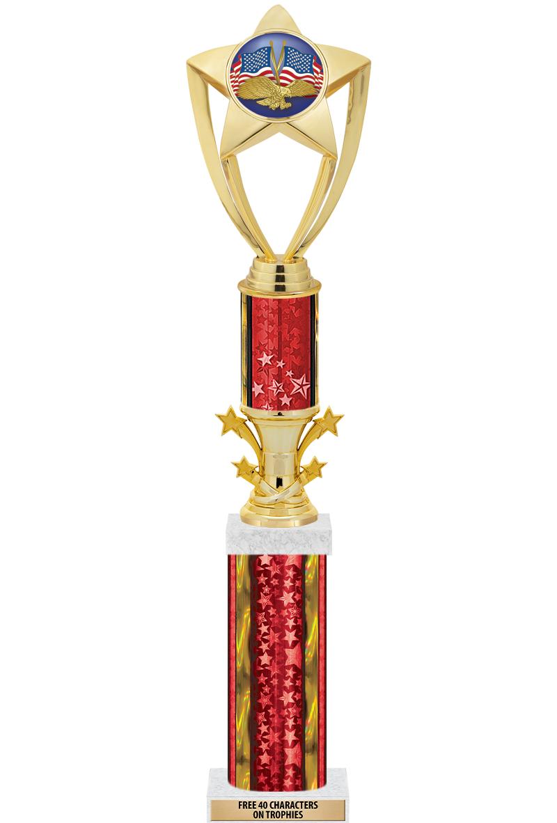 20"RED/G-STRS-STARBL DX ROCKT