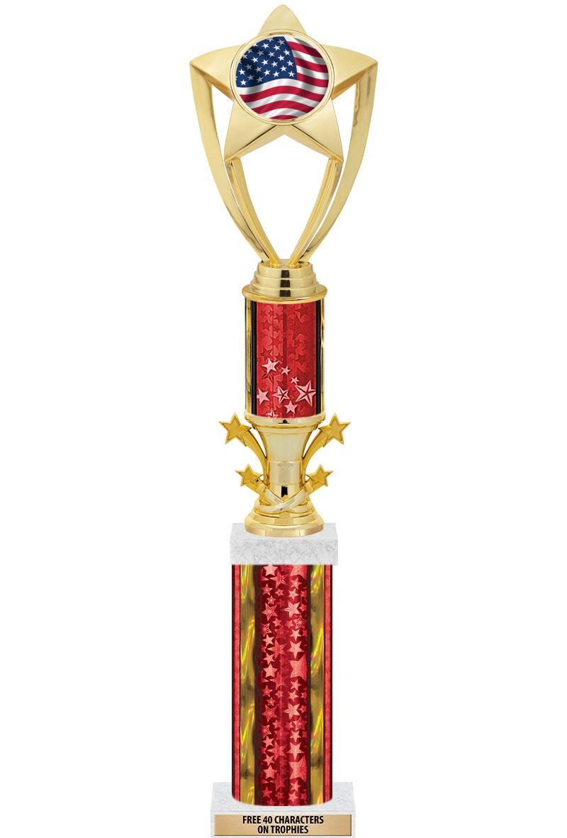 20"RED/G-STRS-STARBL DX ROCKT