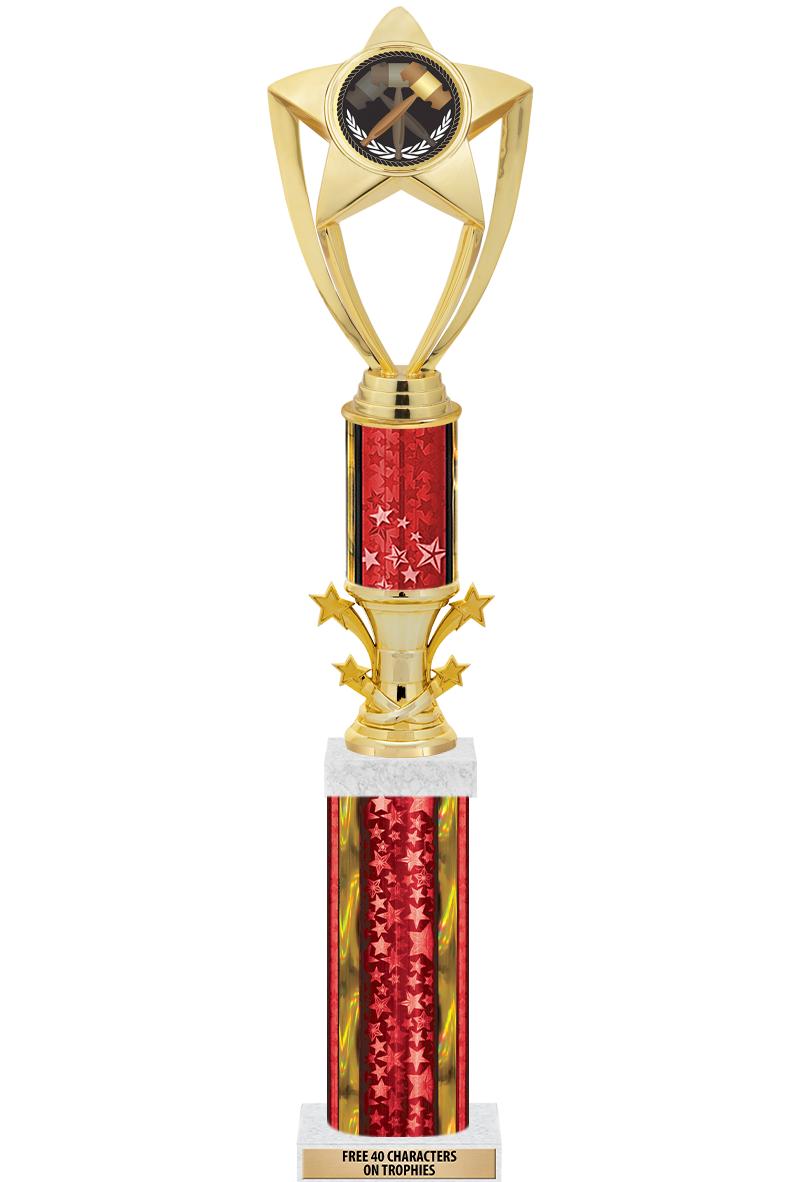 20"RED/G-STRS-STARBL DX ROCKT