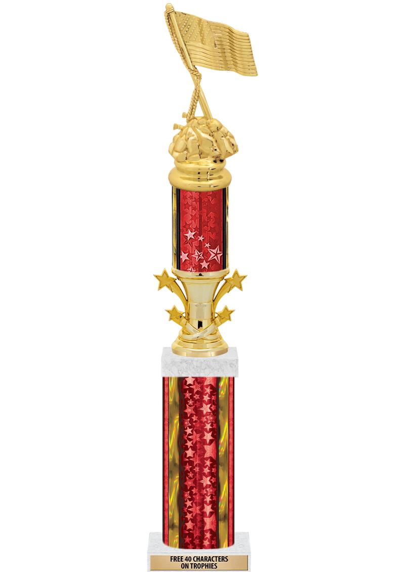 20"RED/G-STRS-STARBL DX ROCKT