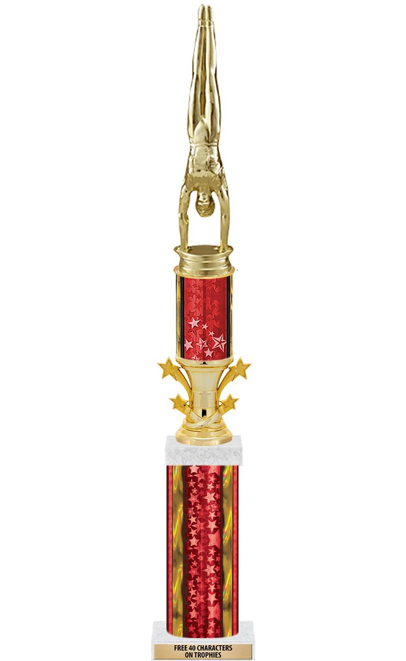 20"RED/G-STRS-STARBL DX ROCKT