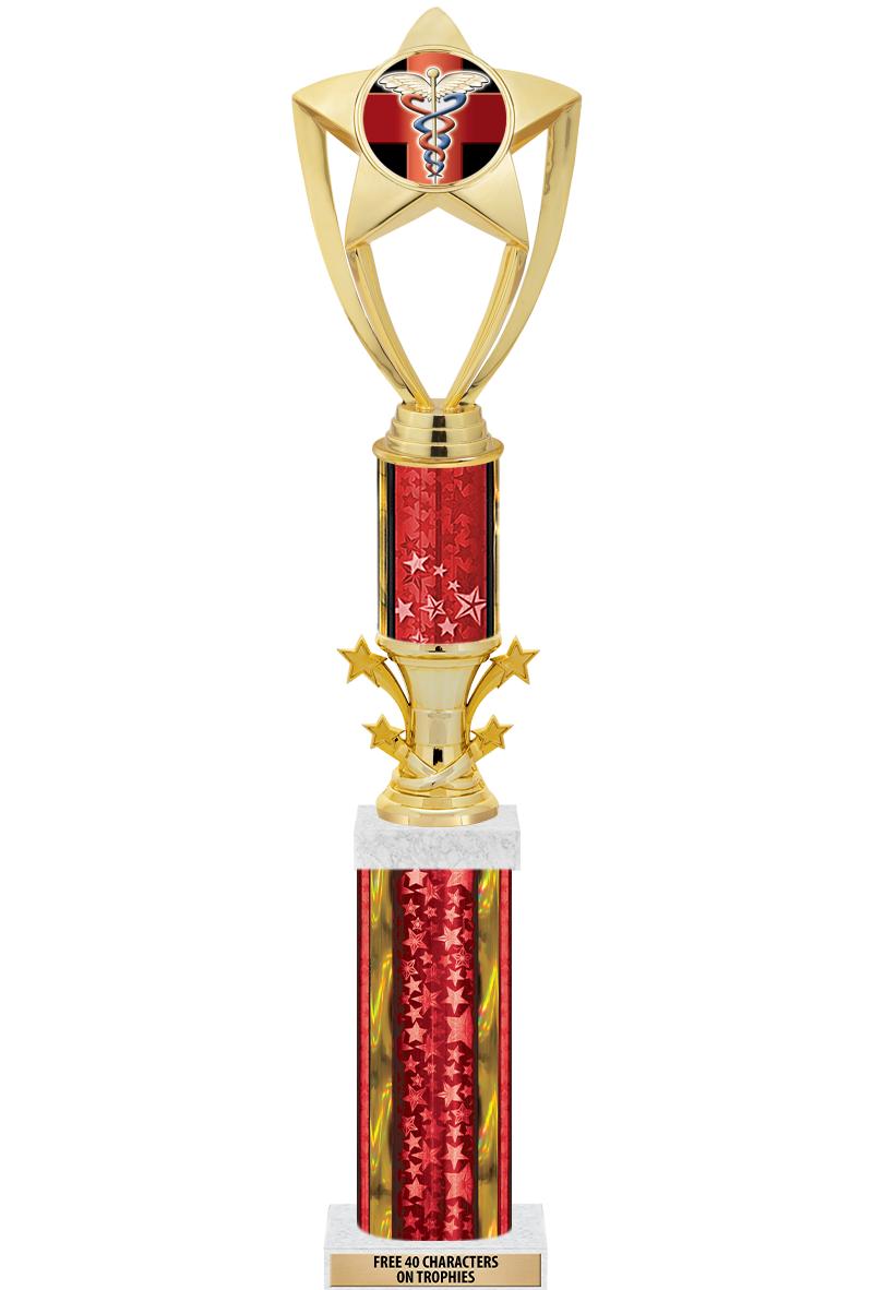 20"RED/G-STRS-STARBL DX ROCKT