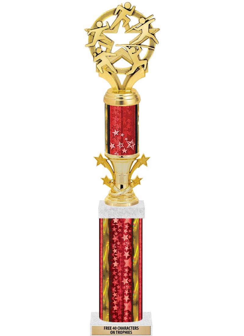 20"RED/G-STRS-STARBL DX ROCKT