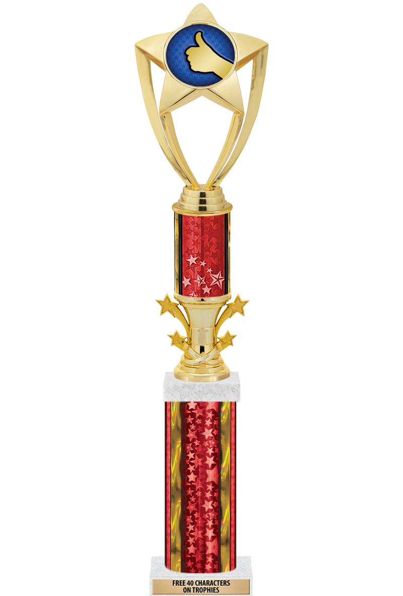 20"RED/G-STRS-STARBL DX ROCKT