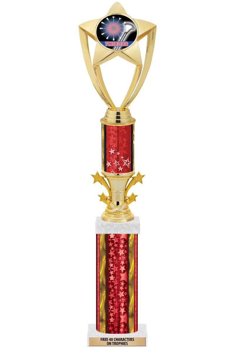 20"RED/G-STRS-STARBL DX ROCKT