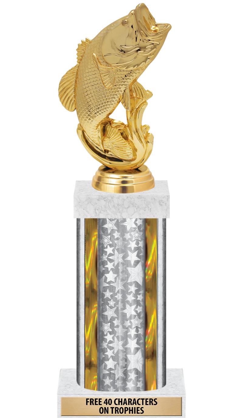 14"SLV/GD-STARS-GD FIG/SQUARE