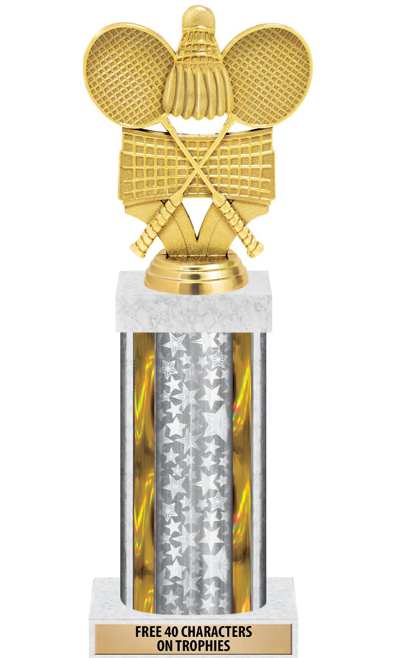 14"SLV/GD-STARS-GD FIG/SQUARE