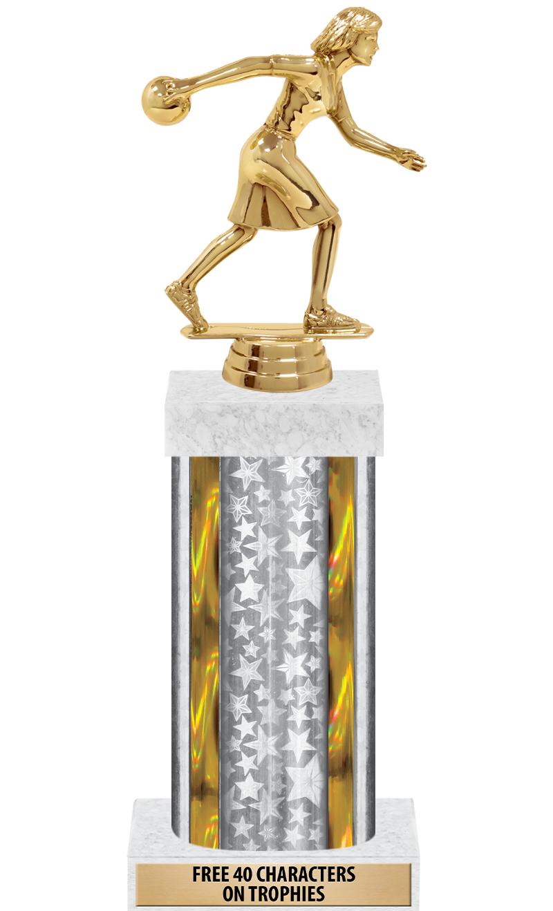 14"SLV/GD-STARS-GD FIG/SQUARE