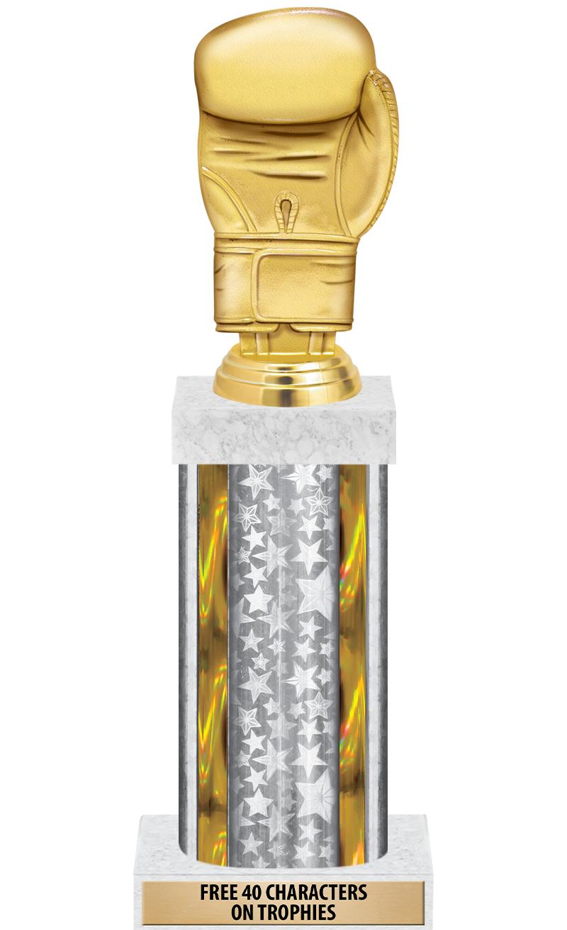 14"SLV/GD-STARS-GD FIG/SQUARE