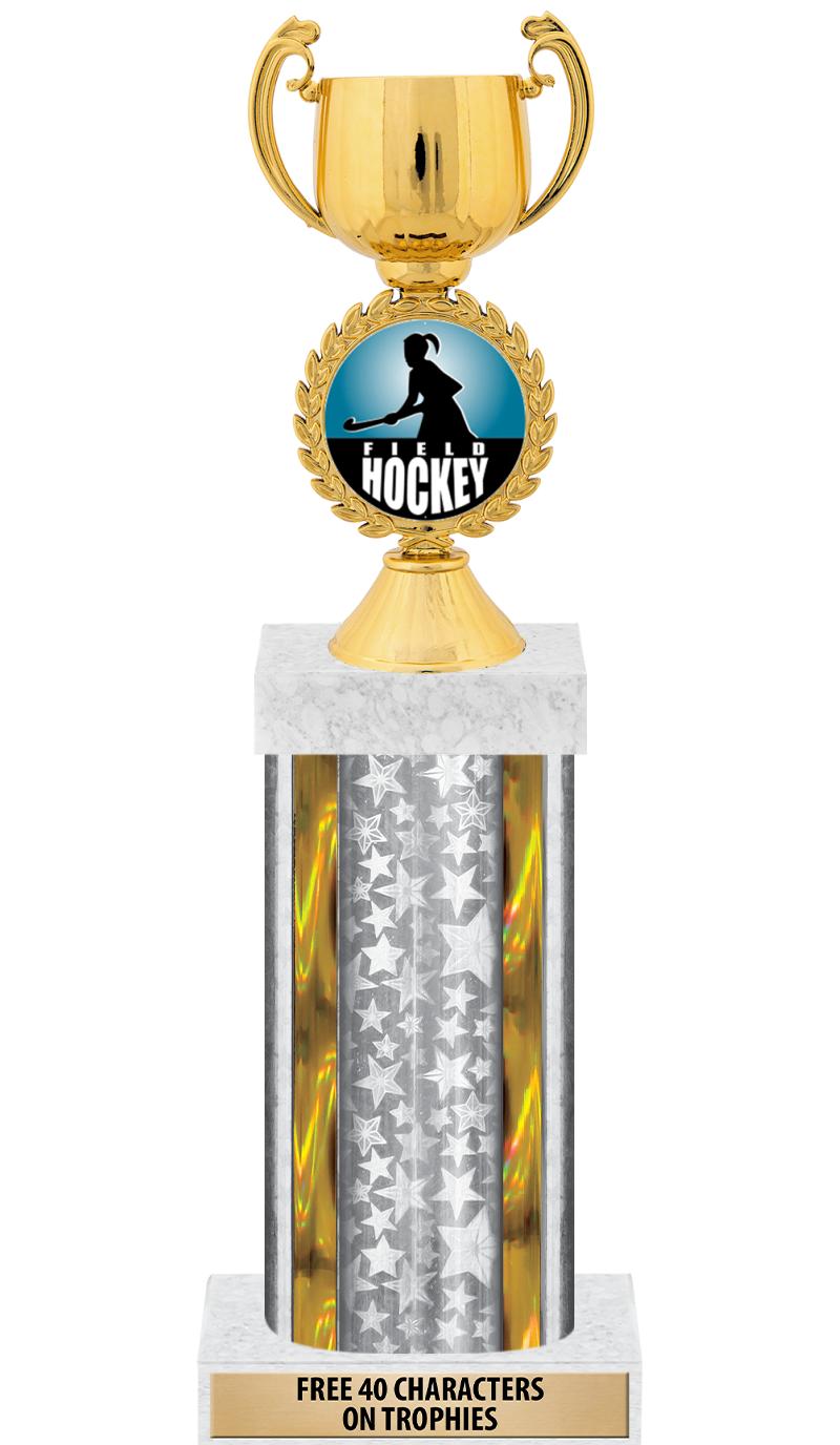 14"SLV/GD-STARS-GD FIG/SQUARE