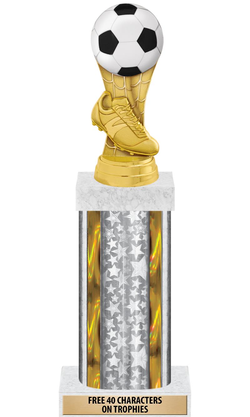 14"SLV/GD-STARS-GD FIG/SQUARE