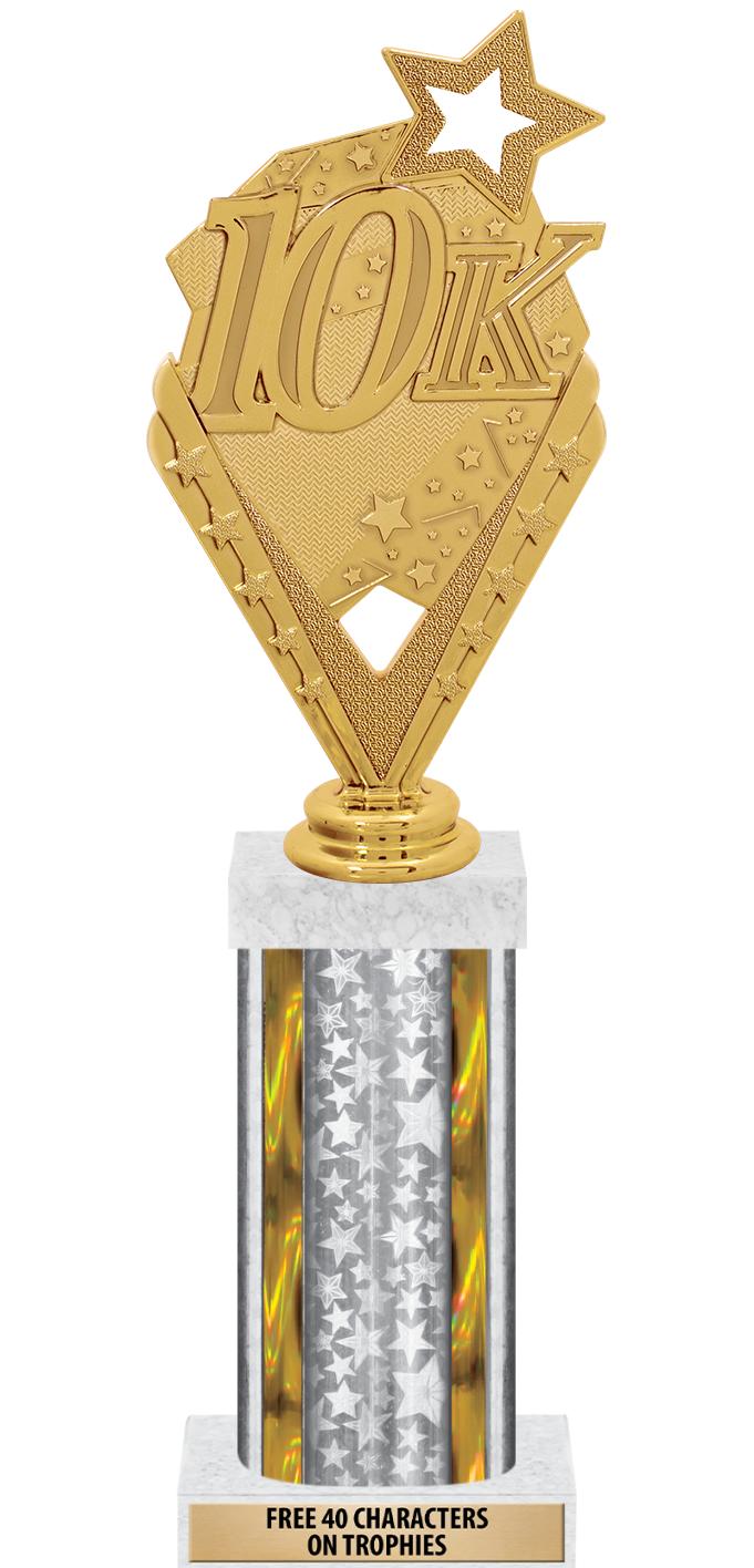 14"SLV/GD-STARS-GD FIG/SQUARE