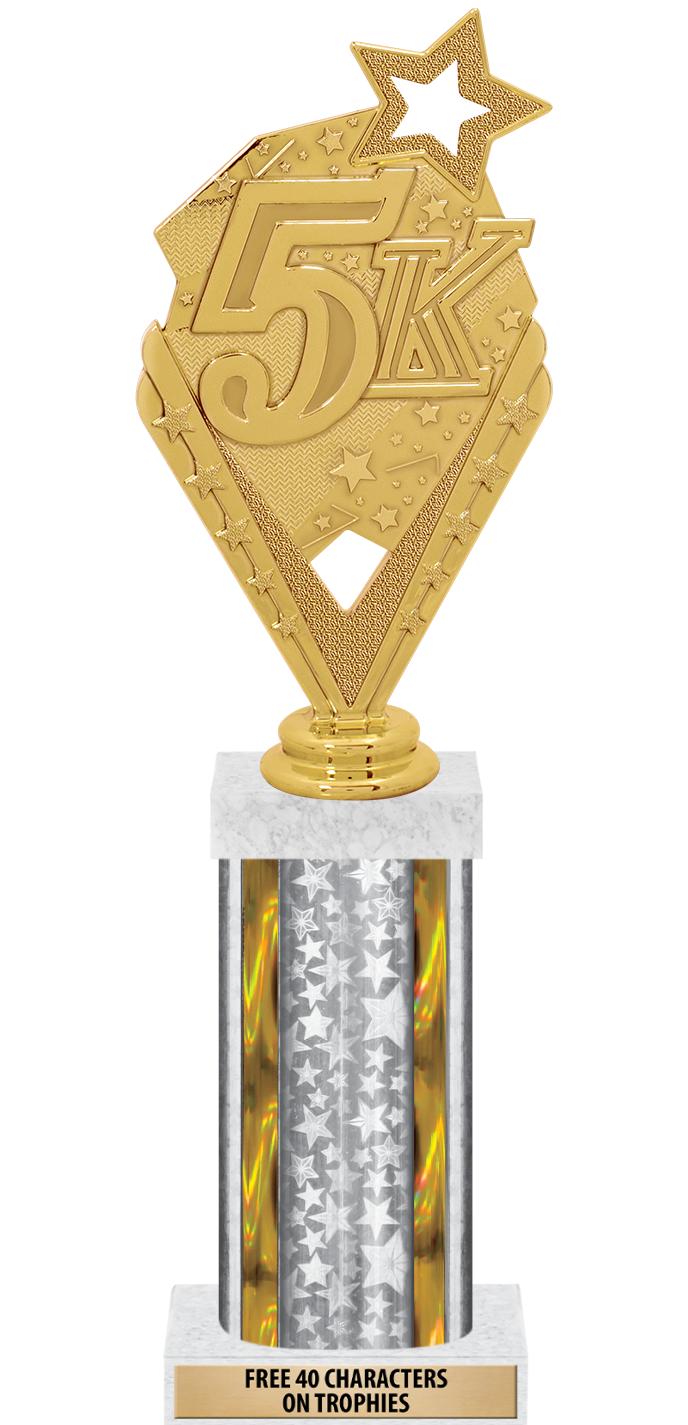 14"SLV/GD-STARS-GD FIG/SQUARE