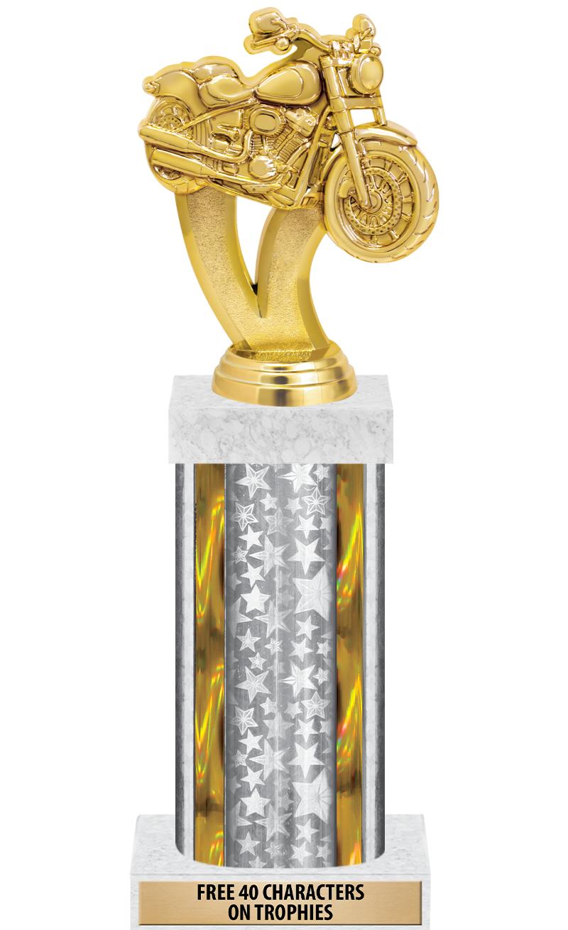 14"SLV/GD-STARS-GD FIG/SQUARE