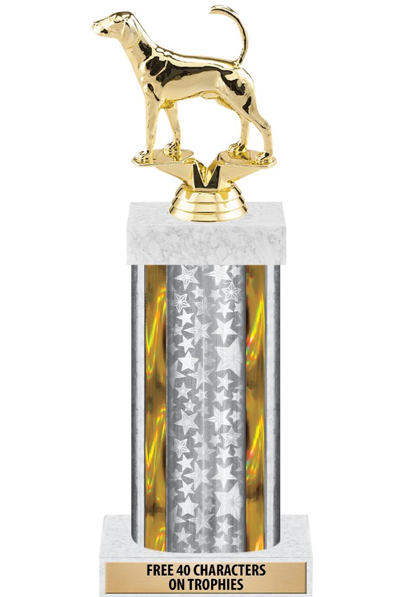 14"SLV/GD-STARS-GD FIG/SQUARE