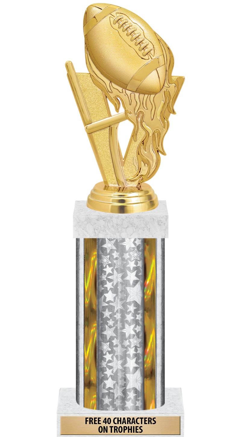 14"SLV/GD-STARS-GD FIG/SQUARE