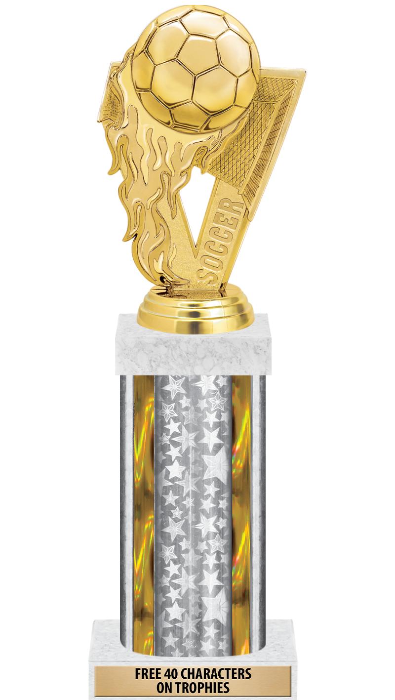 14"SLV/GD-STARS-GD FIG/SQUARE