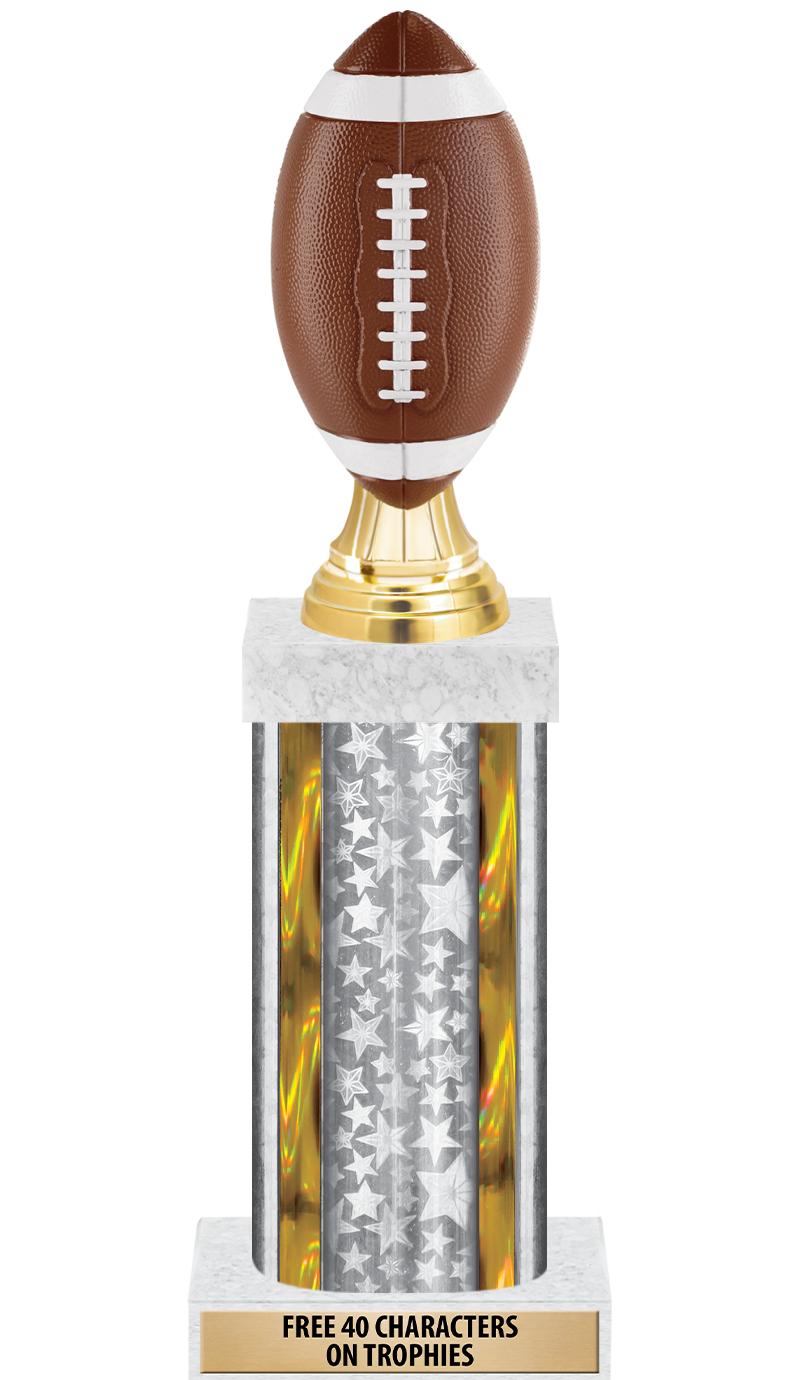 14"SLV/GD-STARS-GD FIG/SQUARE