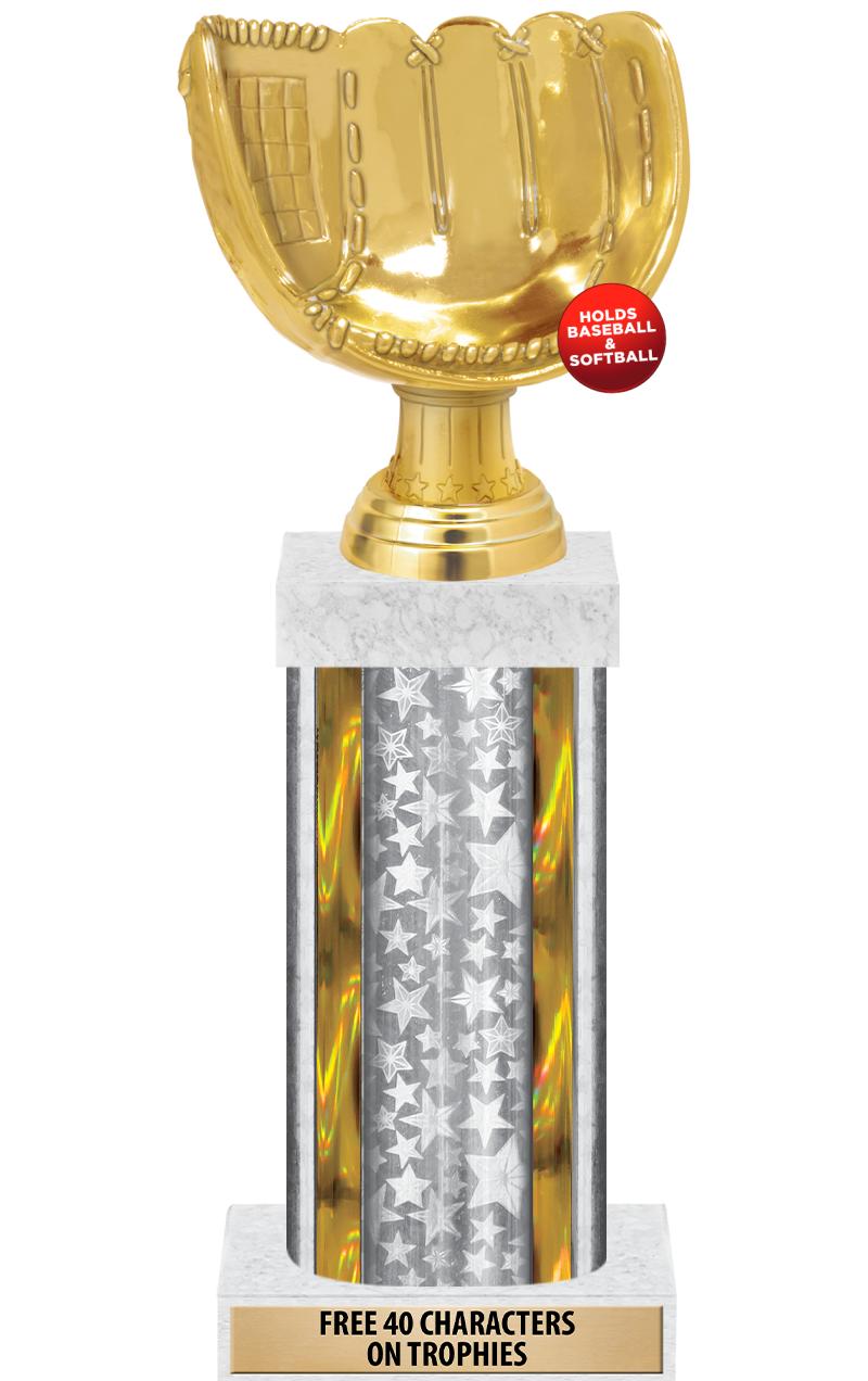 14"SLV/GD-STARS-GD FIG/SQUARE