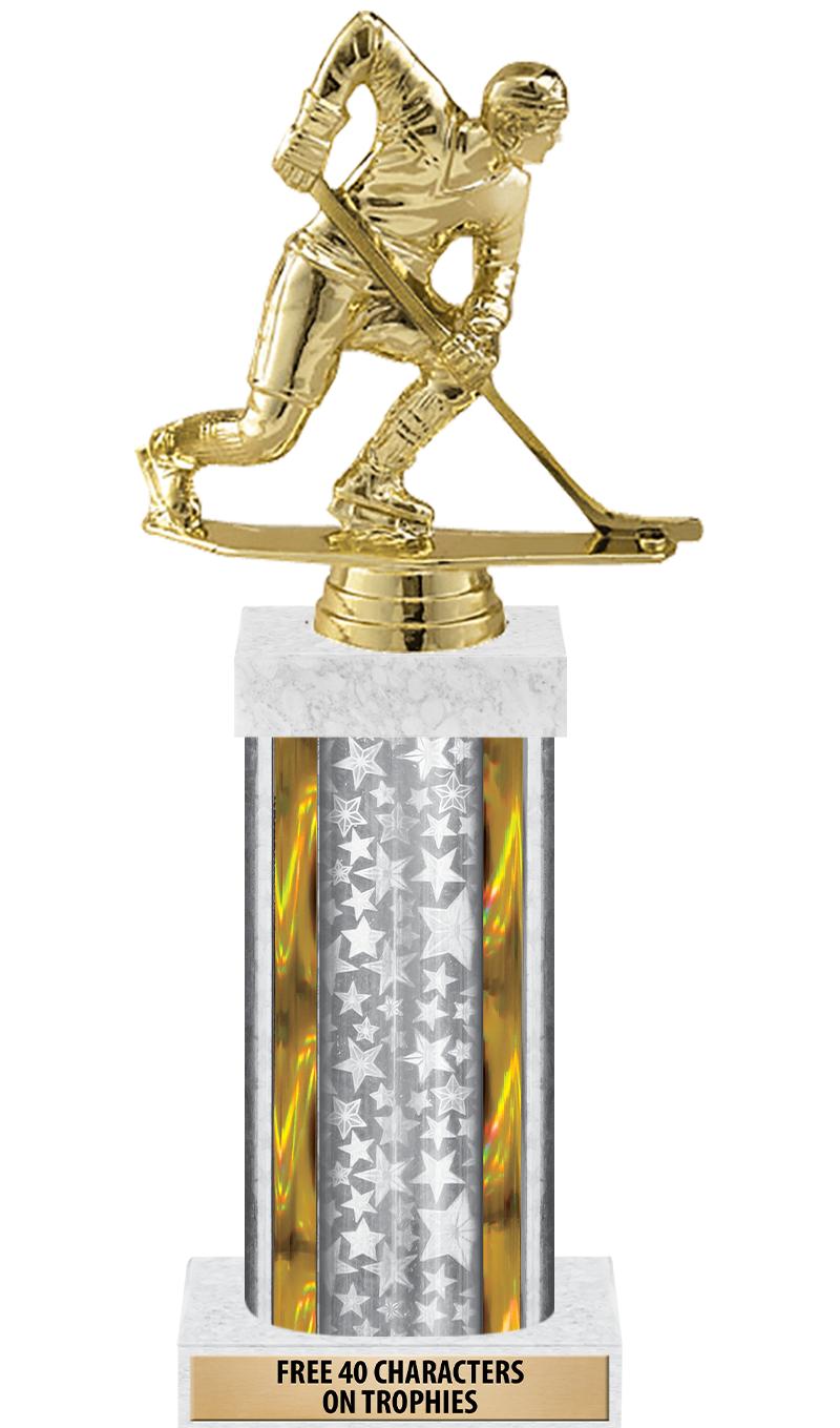 14"SLV/GD-STARS-GD FIG/SQUARE