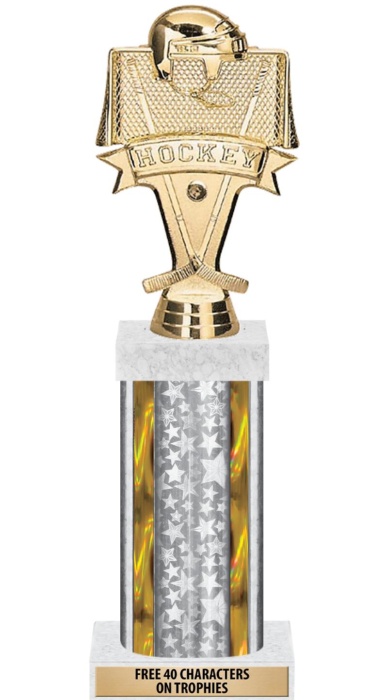 14"SLV/GD-STARS-GD FIG/SQUARE