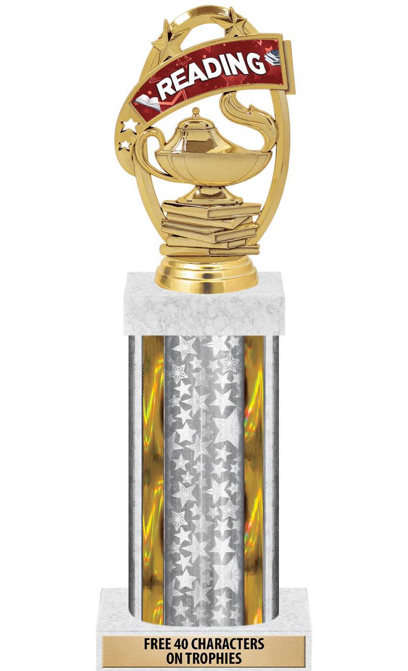 14"SLV/GD-STARS-GD FIG/SQUARE