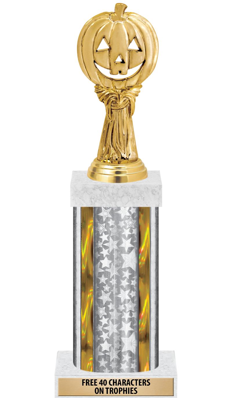 14"SLV/GD-STARS-GD FIG/SQUARE